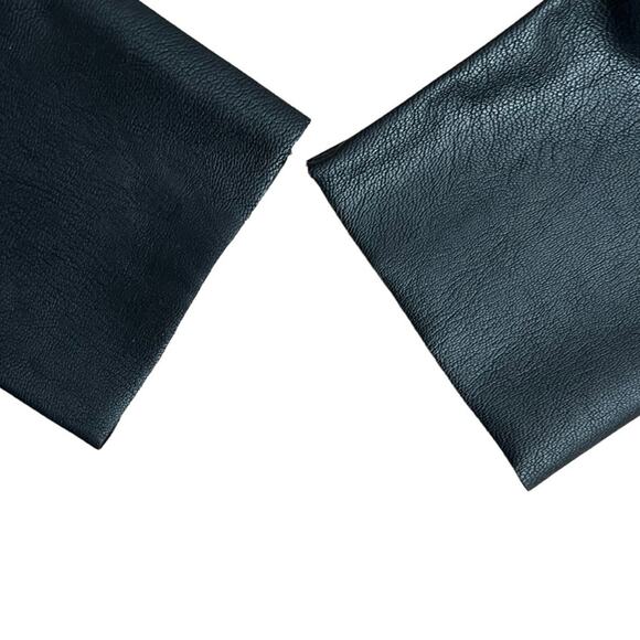 Commando Black Faux Leather Raw Hem Leggings Size M - Picture 9 of 14